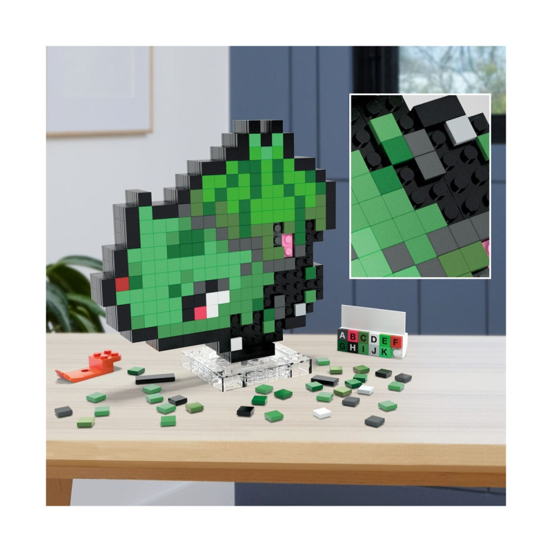 Pixel Art 3D Pokemon - Bulbizarre