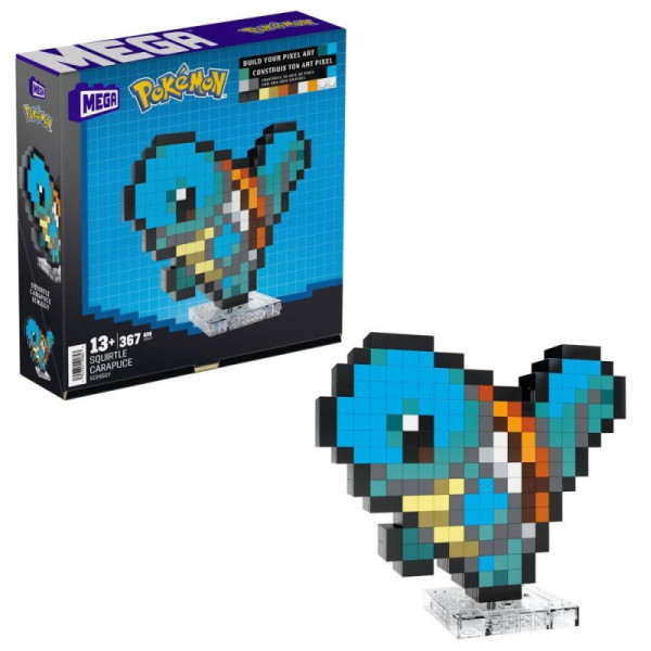Pixel Art 3D Pokemon - Carapuce PIX1733