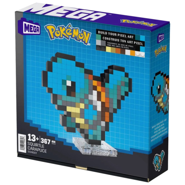 Pixel Art 3D Pokemon - Carapuce PIX1733