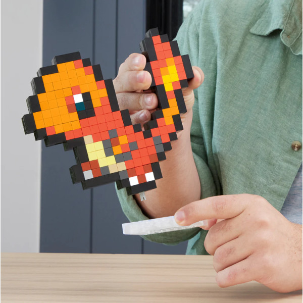 PIxel Art 3D Pokemon - Salamèche