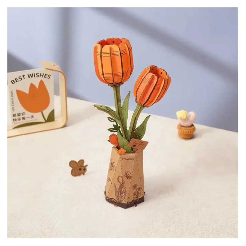 Fleur - Tulipe Orange