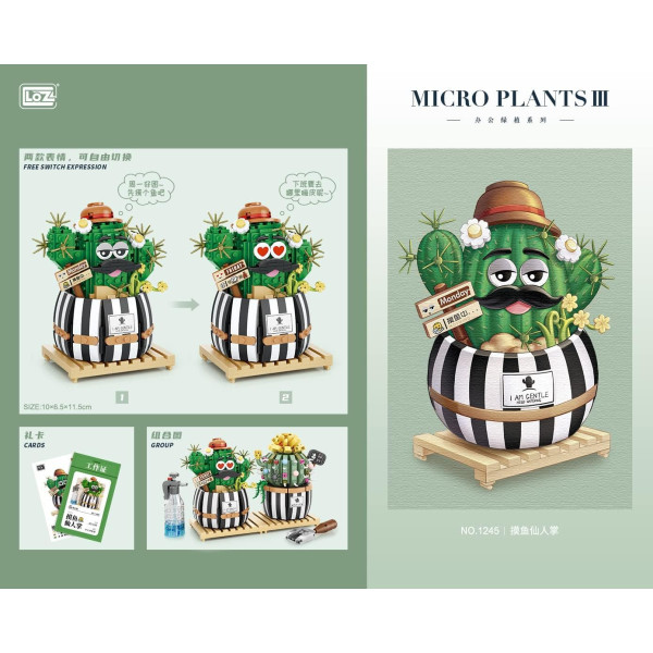 Mini Block - Cactus (1245)