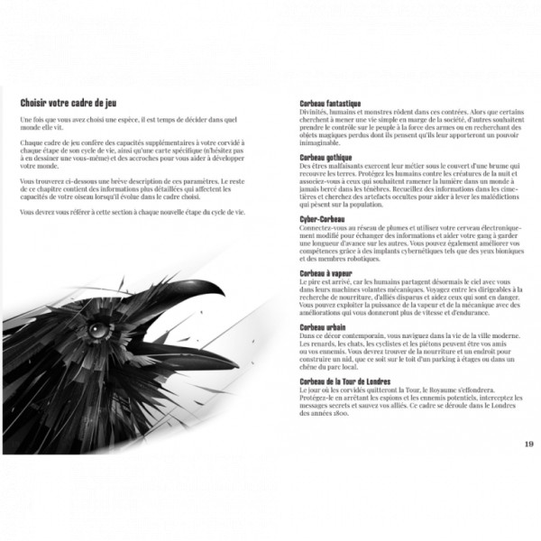 La Voie du Corbeau - Jeu de Rôle Solo