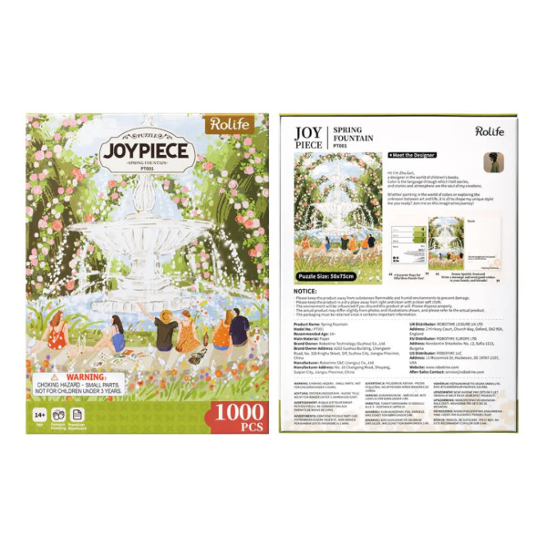 Puzzle Rolife - Spring Fountain 1000 pièces