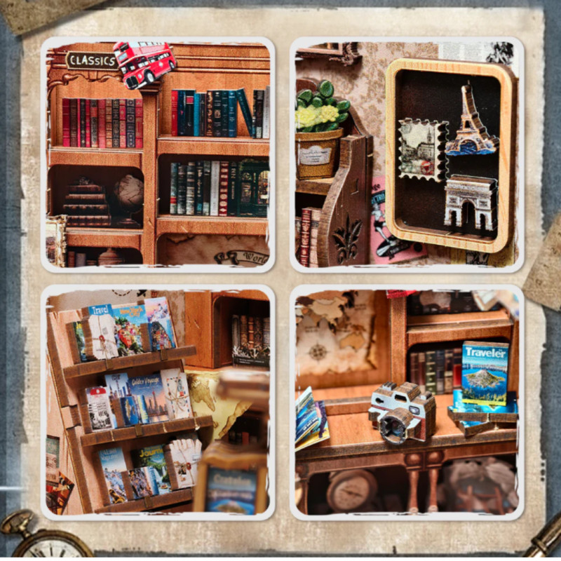 Book Nook - Journey Trace Bookshop (Serre-Livre)