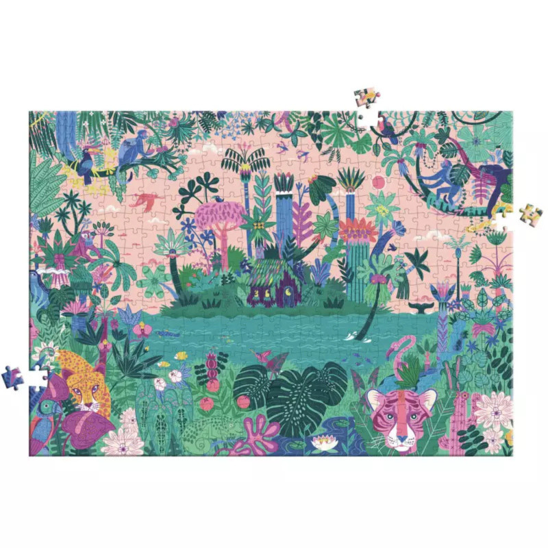 Puzzle Auzou - Jungle Enchantée 500 pièces