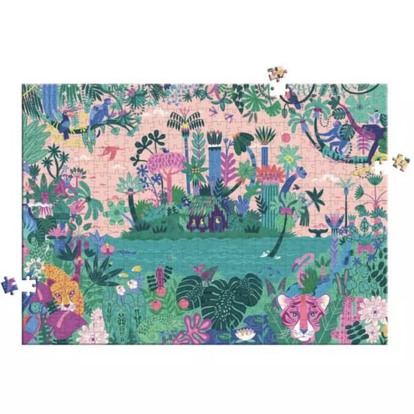 Puzzle Auzou - Jungle Enchantée 500 pièces