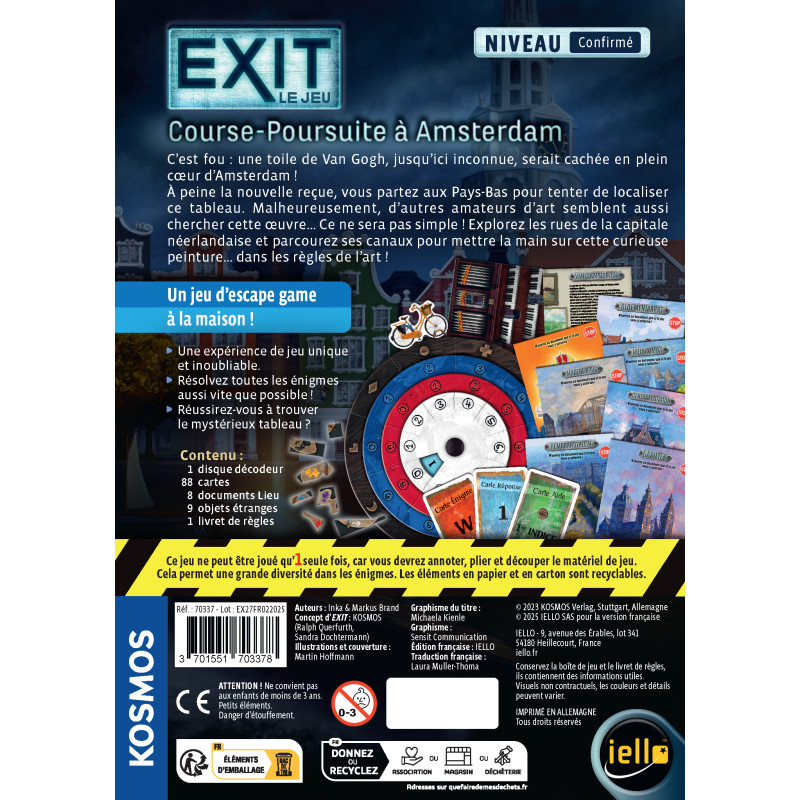 EXIT - Course Poursuite à Amsterdam - Niv. confirmé