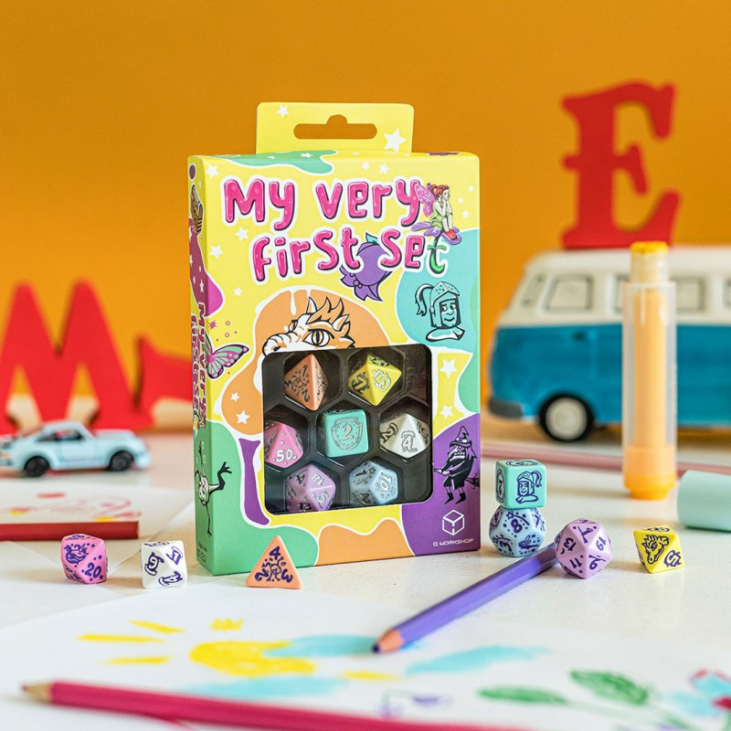 Set de 7 Dés - Voyage Magique  Multi Couleurs