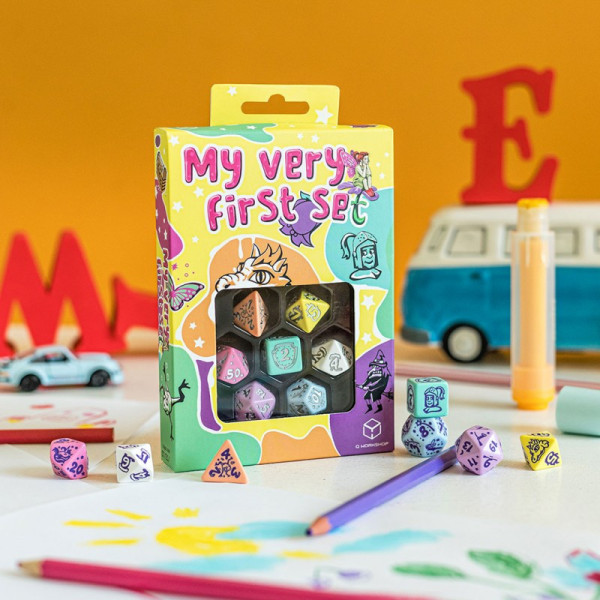 Set de 7 Dés - Voyage Magique  Multi Couleurs