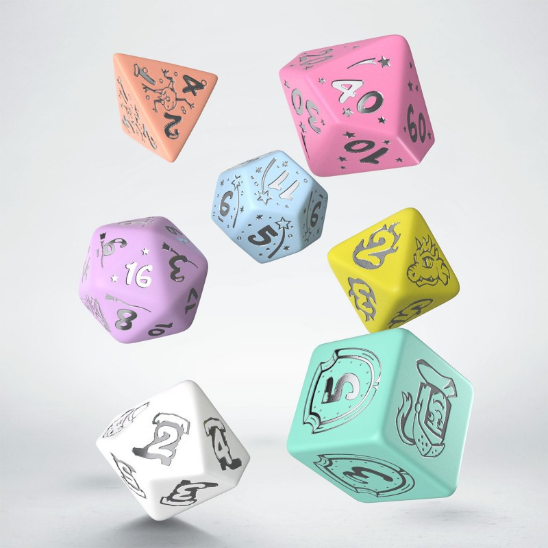 Set de 7 Dés - Voyage Magique  Multi Couleurs