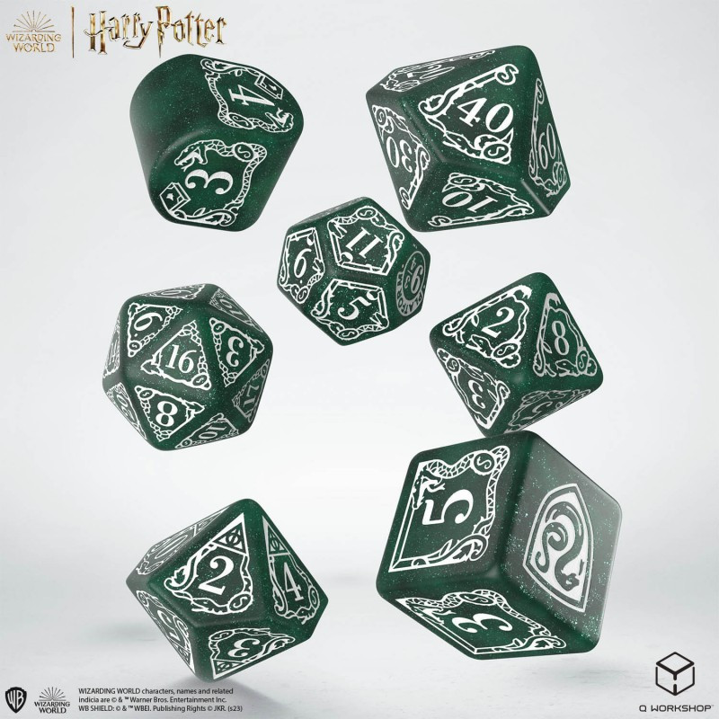 Set de 7 Dés - Harry Potter Serpentard