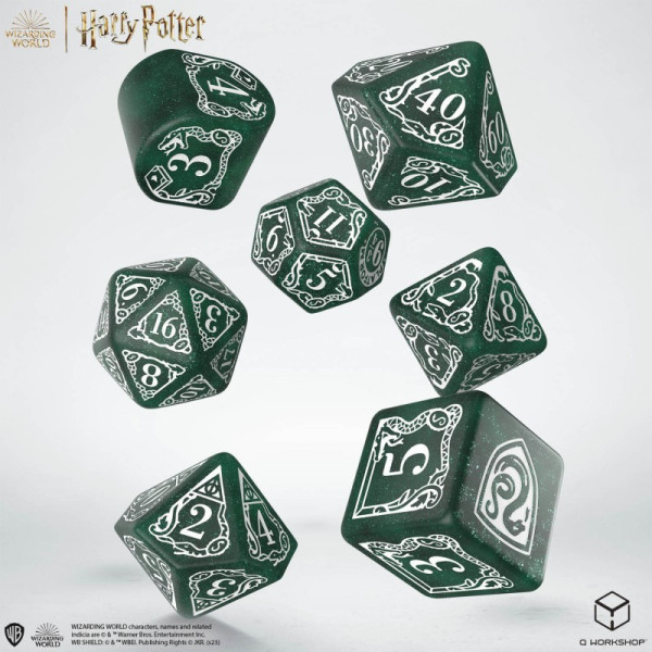 Set de 7 Dés - Harry Potter Serpentard