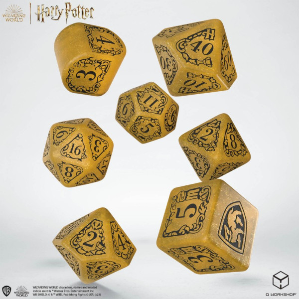 Set de 7 Dés - Harry Potter Poufsouffle