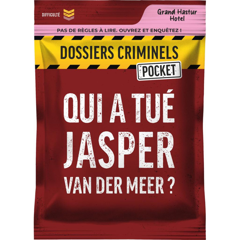 Dossiers Criminel Pocket 3 - Qui a tué Jasper Van Der Meer ?