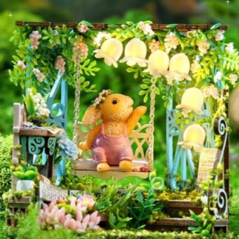 Scene Miniature - Dream Bottle Fairytale Garden