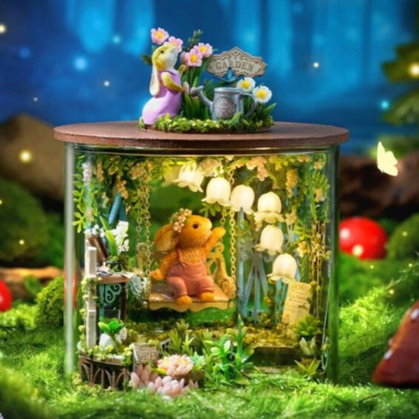 Scene Miniature - Dream Bottle Fairytale Garden