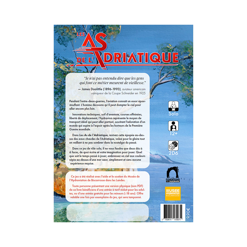 Les As de l’Adriatique - Jeu de Rôle Solo