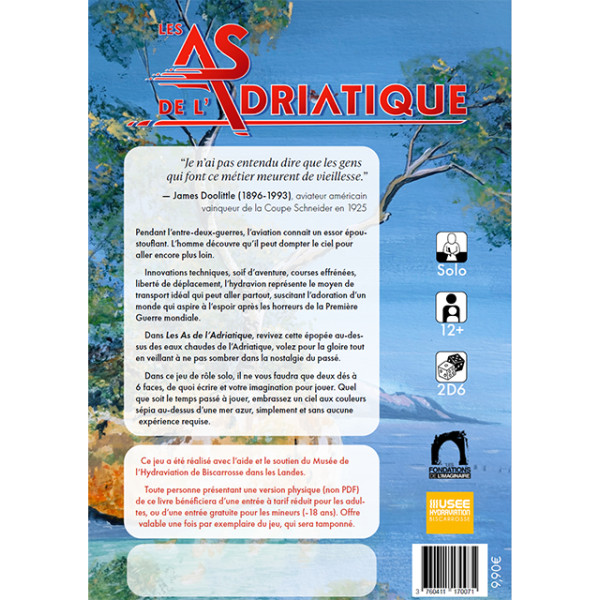 Les As de l’Adriatique - Jeu de Rôle Solo