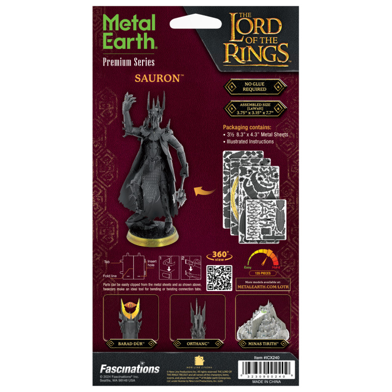 Metal Earth ICONX Lord of the Rings Sauron