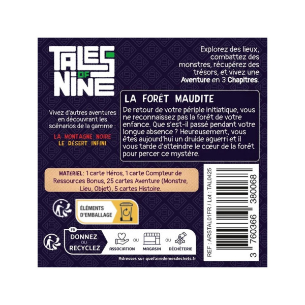 Tales of Nine 2 - La Forêt Maudite