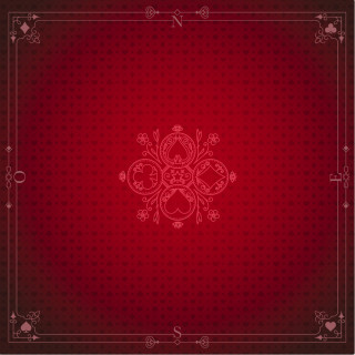 Tapis Bridge 60x60 Rouge