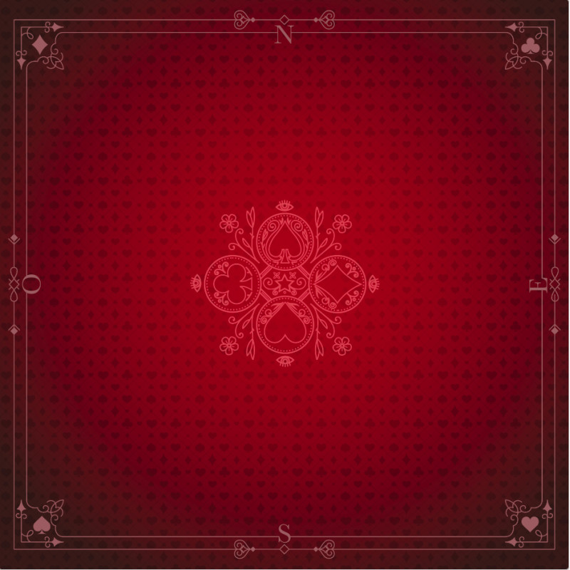 Tapis Bridge 60x60 Rouge