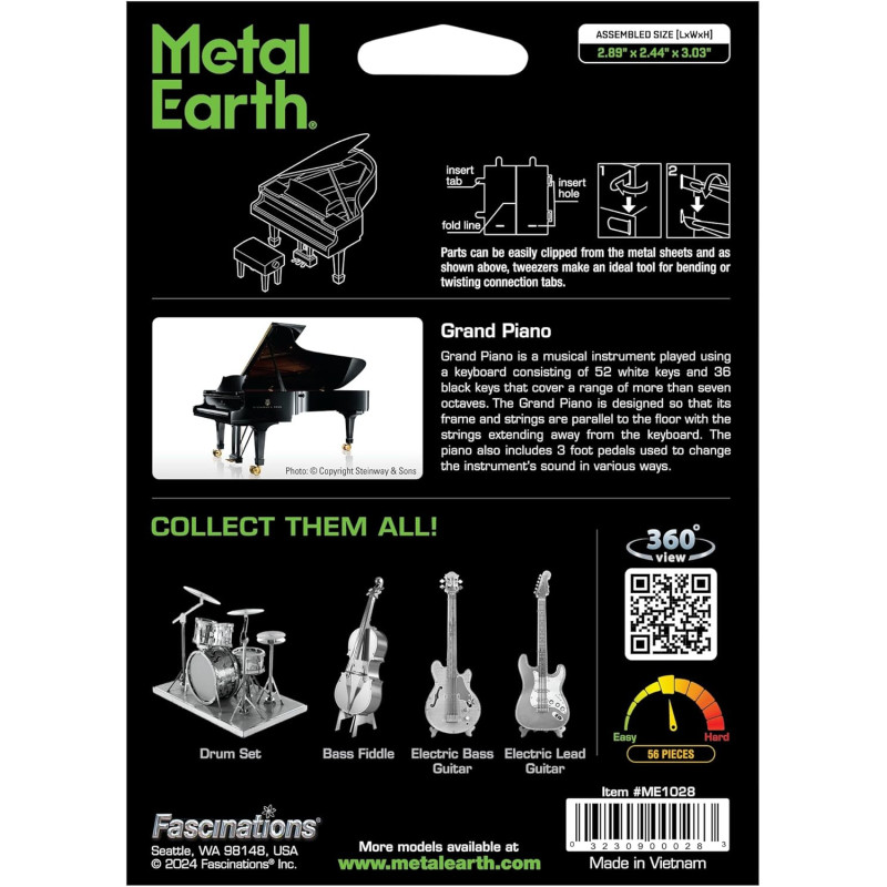 Metal Earth Grand Piano