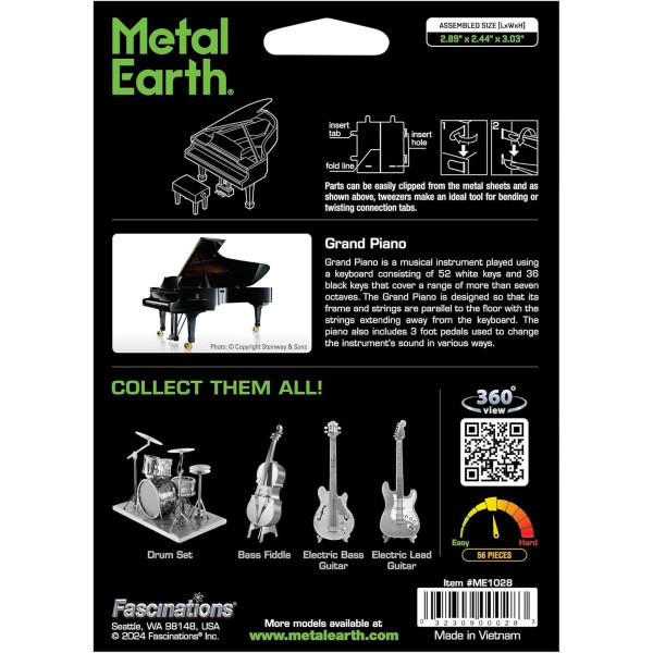 Metal Earth Grand Piano