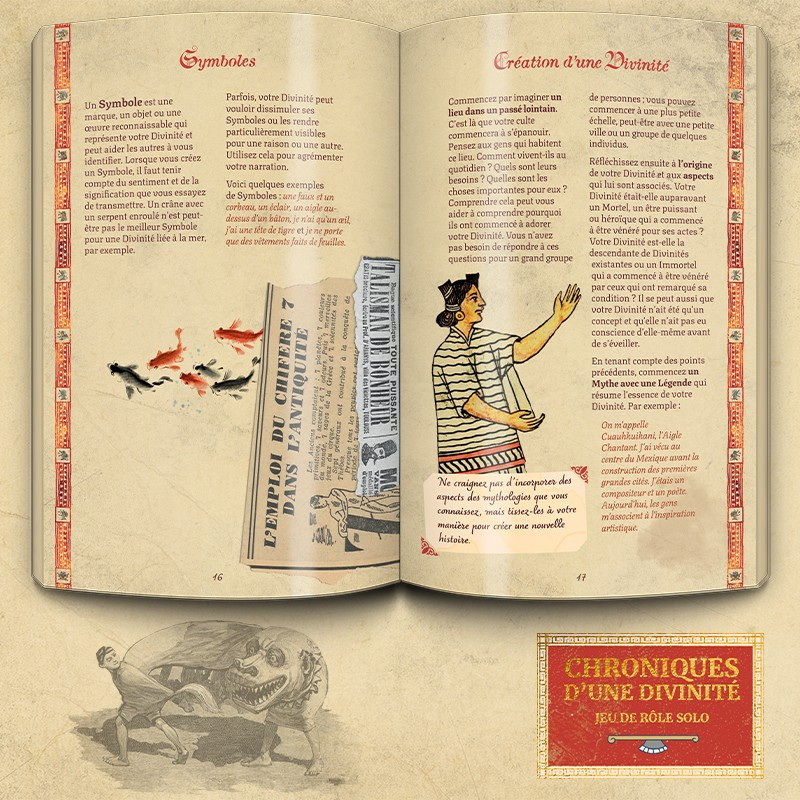 CHRONIQUES D'UNE DIVINITE - JEU DE RÔLE SOLO