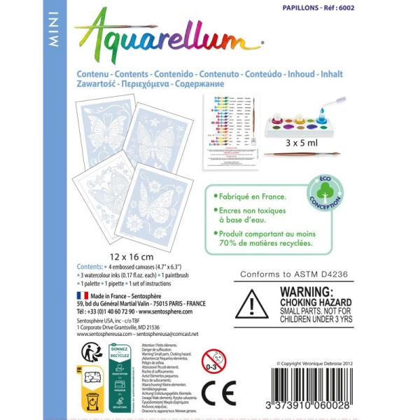 Aquarellum Mini - Papillons 6002