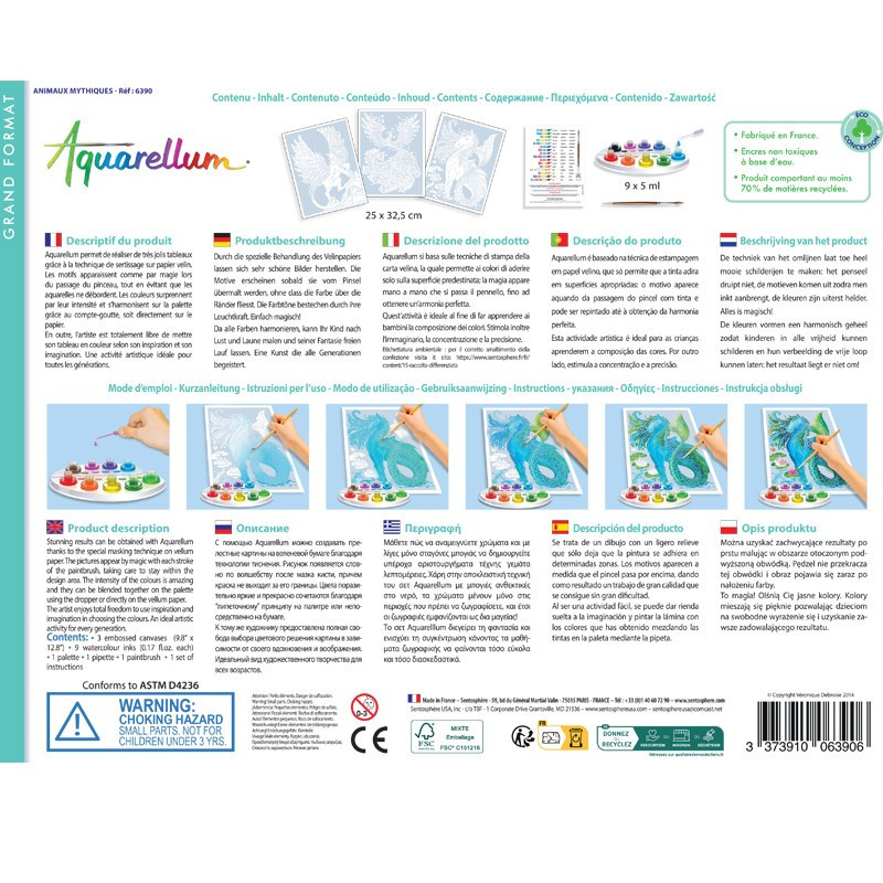 Aquarellum - Animaux Mythiques  6390