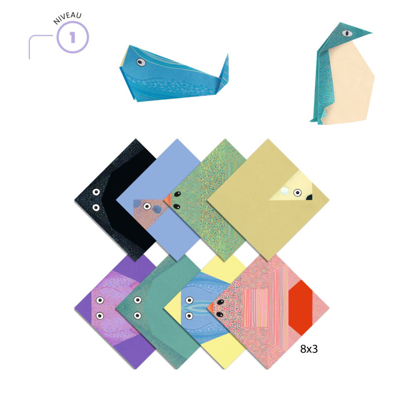 Origami - Les Animaux Polaires DJ08777