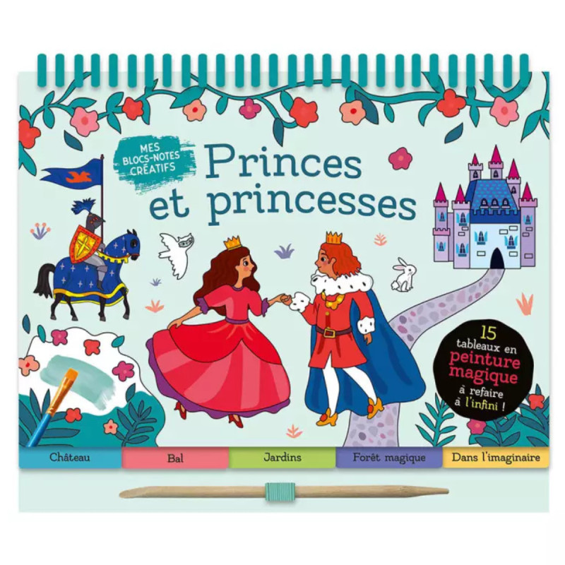 Mes Blocs Notes Créatifs - Princes et Princesses 9782733889305