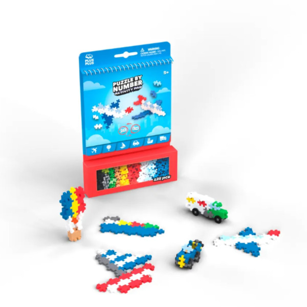 Plus Plus - Bloc Activité Transports (Activity Pad Transportation) 125 pièces
