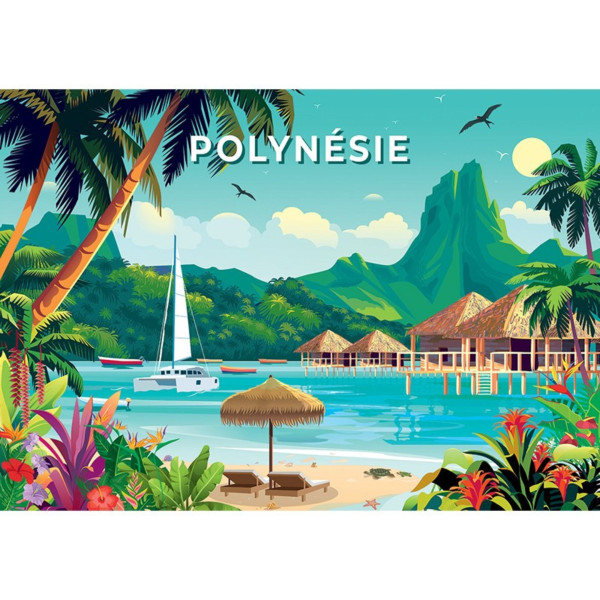 Puzzle Calypto -  Polynésie Française
