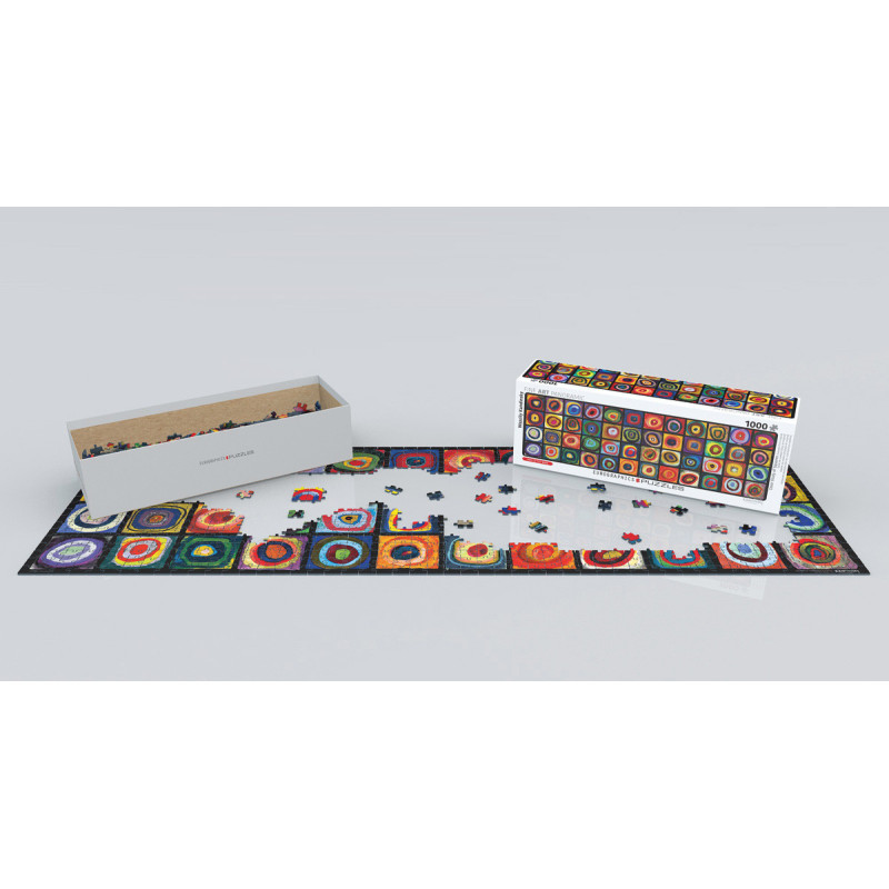 Puzzle Eurographics Panoramic - Etude de Couleurs Kandinsky 1000 pièces