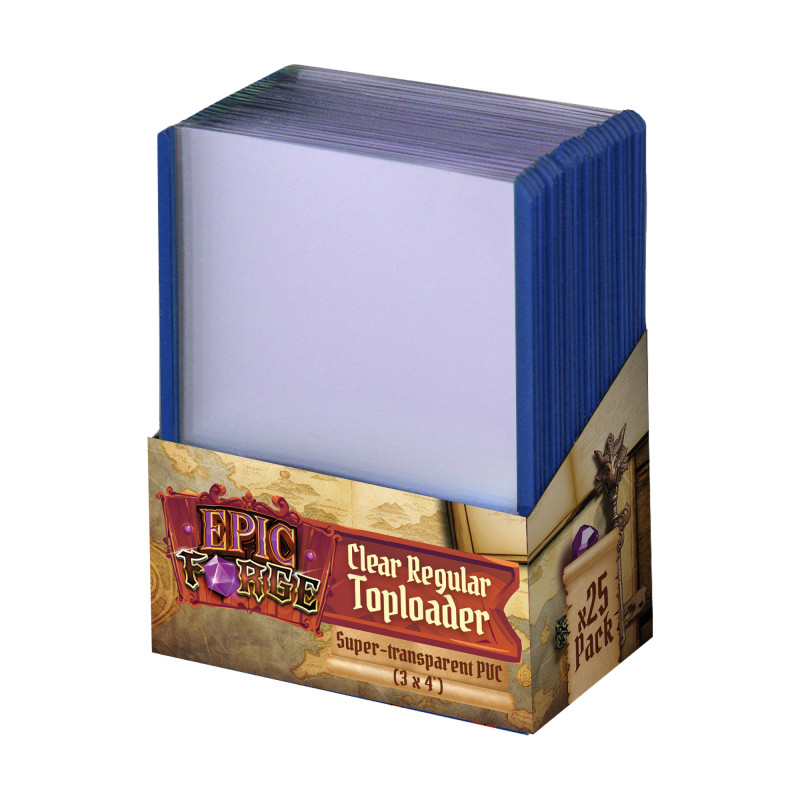 Protège Cartes - Toploader Anti-UV 76.2x101,6 mm Clear Regular (x25)