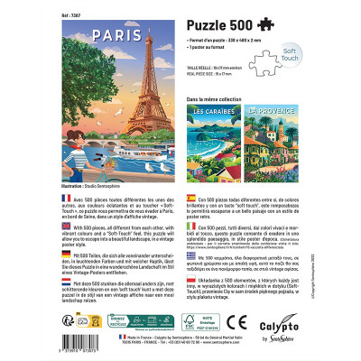 Puzzle Calypto - Paris 500 pièces