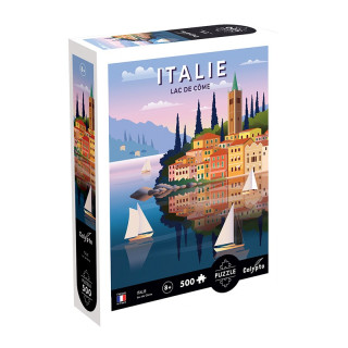 Puzzle Calypto - Italie Lac de Come 500 pièces