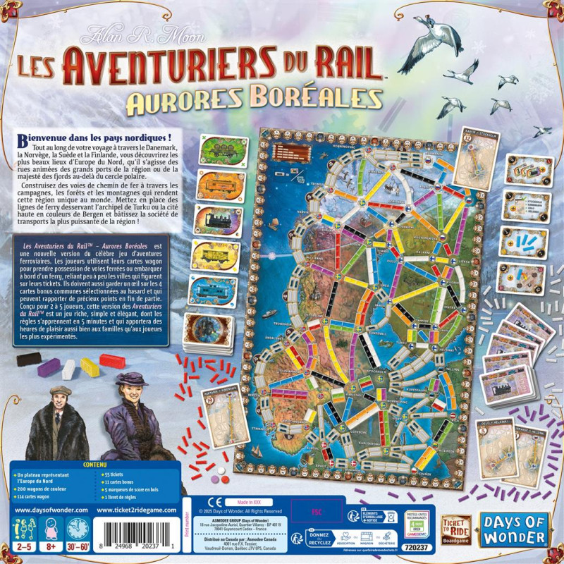 Les Aventuriers du Rail Aurores Boréales