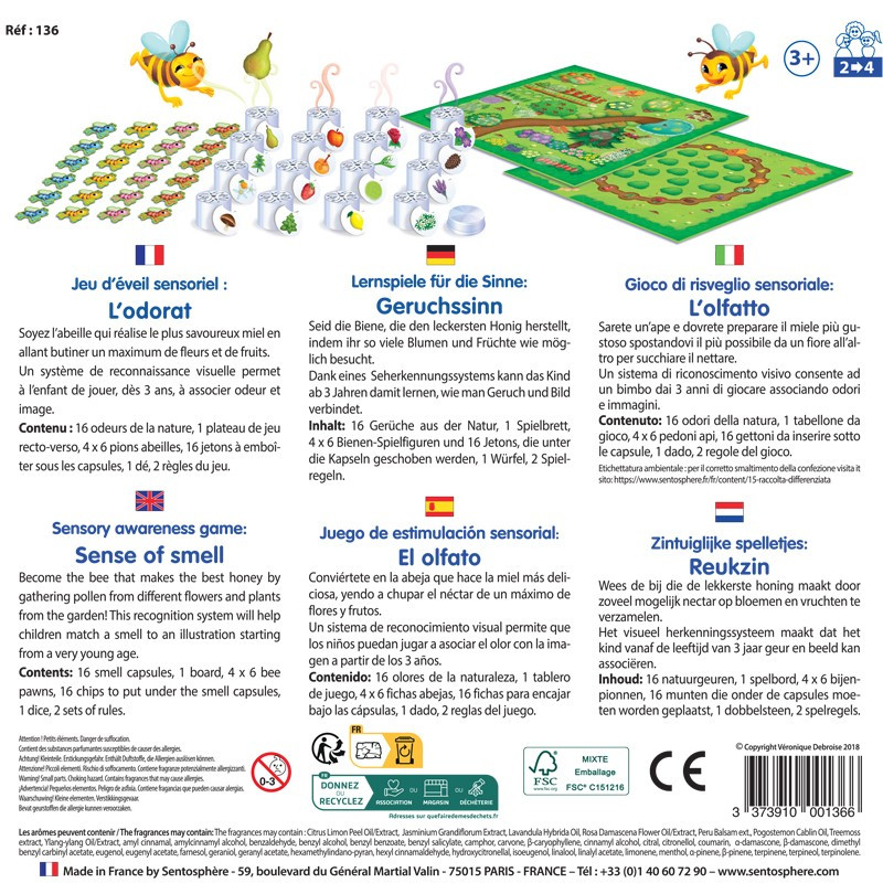 L'Odorat - Jeu d'Eveil Sensoriel