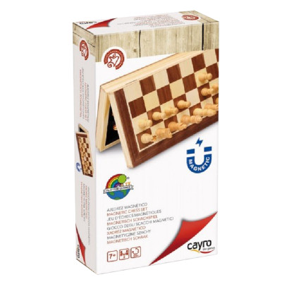 Echecs Coffret Magnétique Marqueté 31x31cm Cayro