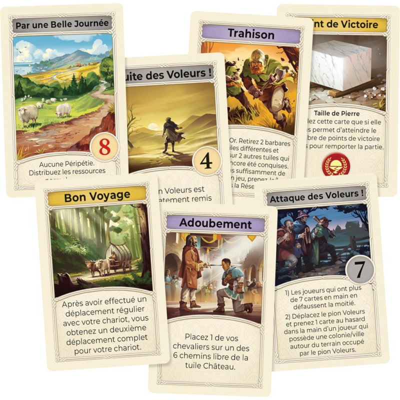 Catan extension Barbares et Marchands