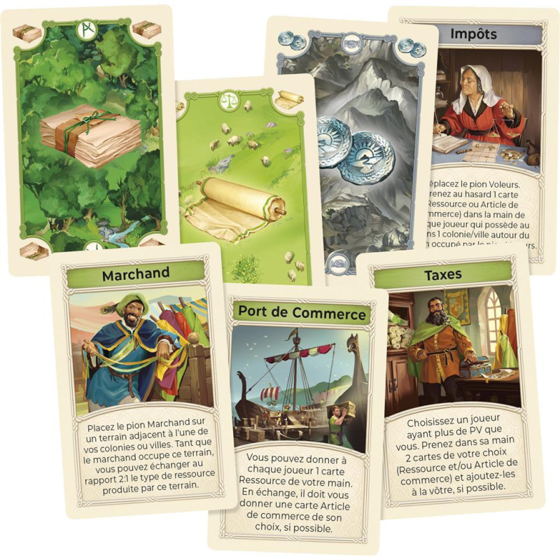 Catan extension Villes et Chevaliers