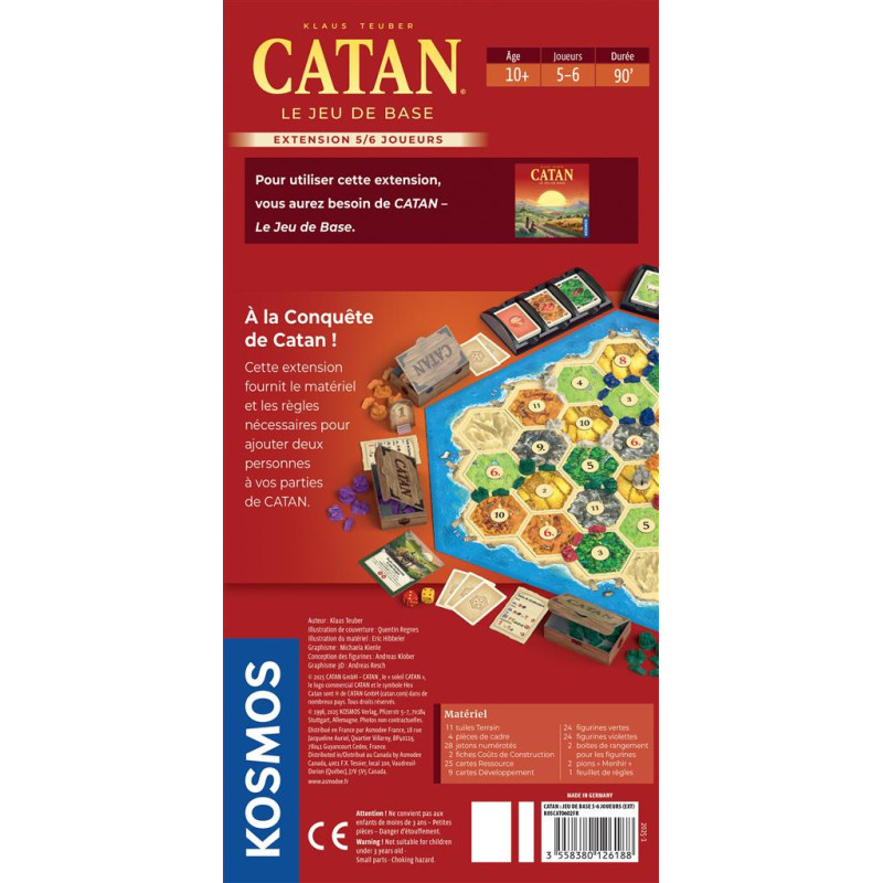 Catan extension 5/6 joueurs