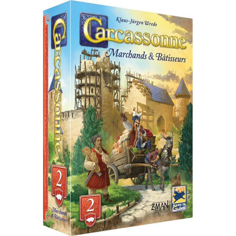 Carcassonne extension 2 Marchands et Bâtisseurs