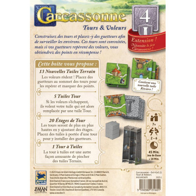 Carcassonne extension 4 Tours et voleurs