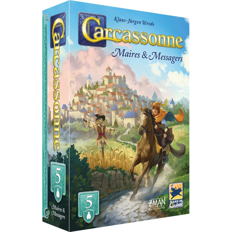 Carcassonne extension 5 Maire et messagers