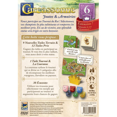Carcassonne extension 6 Joutes et armoiries